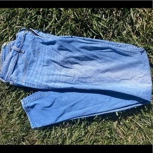 low rise jean legging